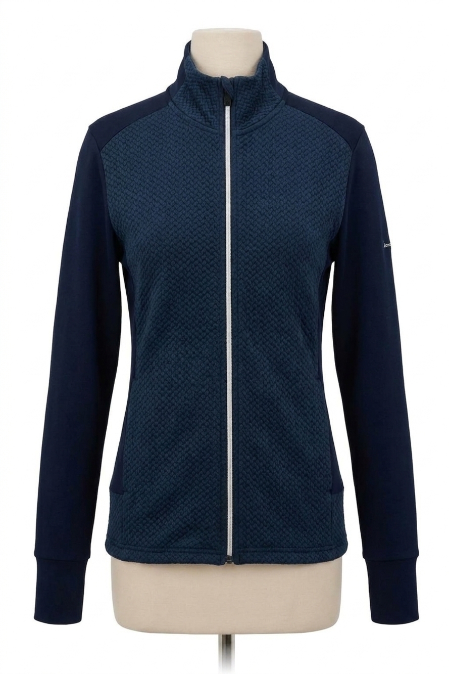 NEW ABACUS SPORTSWEAR US carden midlayer full-zip jacket in navy